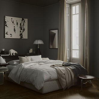 Triplo Bourdon, Knop Throw, Cashmere & Suede, Luxury Passepartout